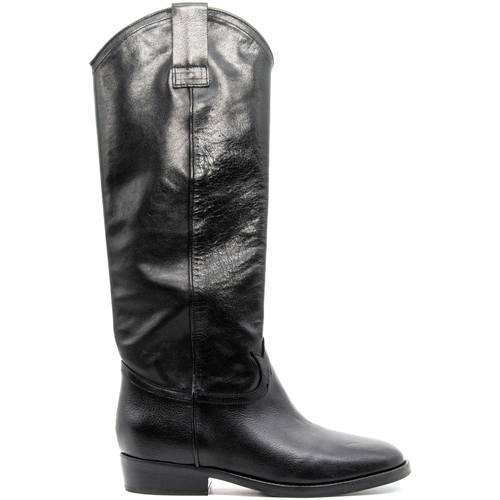 Sapatos Mulher Botas Curiosite CURIOSITE 2645 Preto