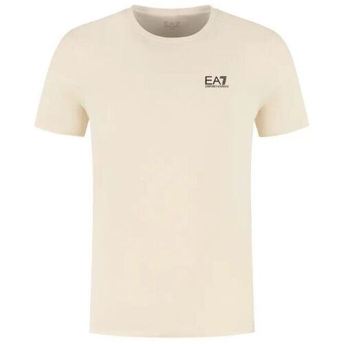 Textil Homem T-shirts e Pólos Emporio Armani EA7 8NPT26 PJVQZ CORE ID-1713 WHITECAP GREY Branco