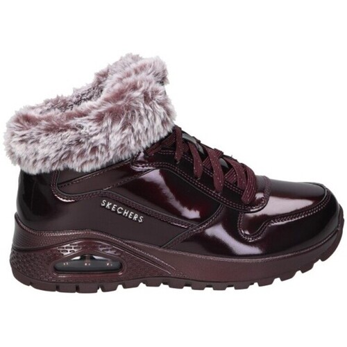 Sapatos Mulher Botas Skechers BOTINS  UNO RUGGED Vermelho