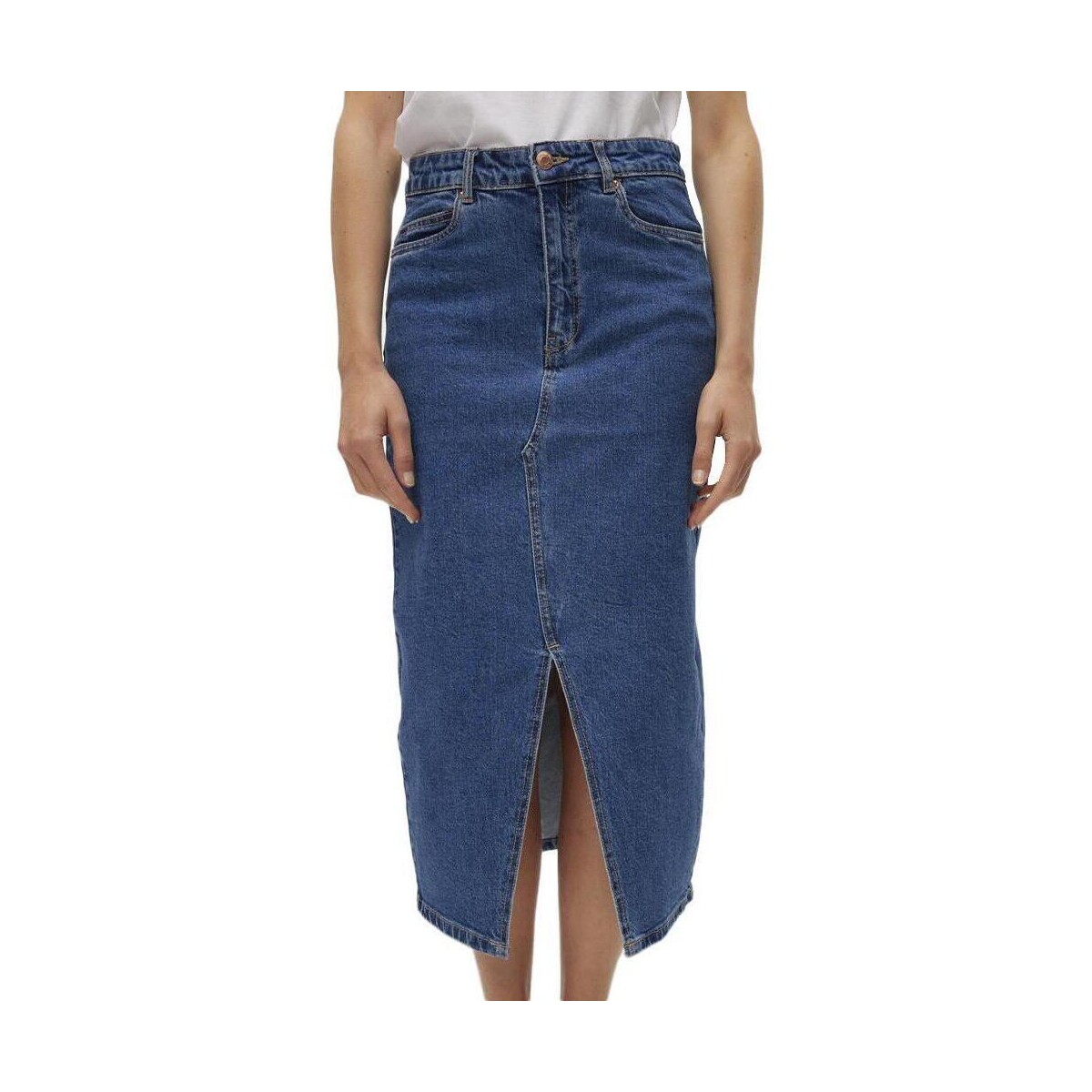 Textil Mulher Saias Vero Moda  Azul