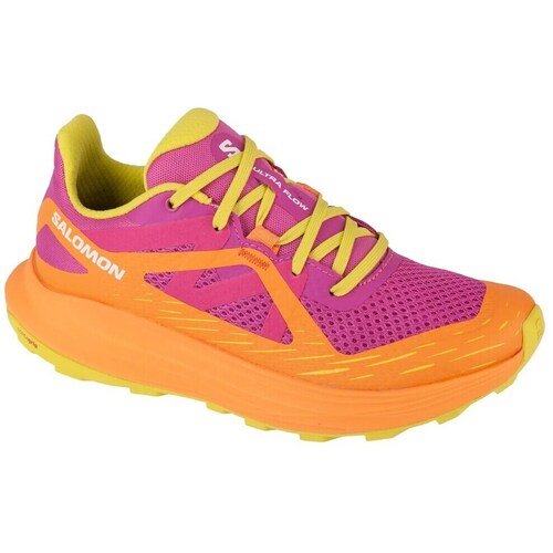 Sapatos Mulher Running Salomon Ultra Flow W Cor de laranja, Cor-de-rosa