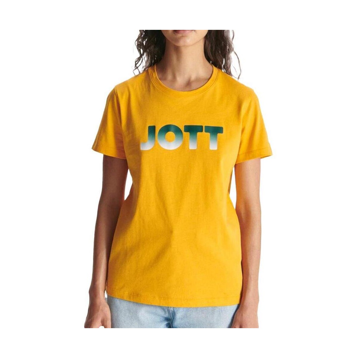 Textil Mulher T-shirts e Pólos JOTT  Amarelo
