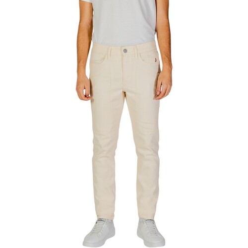 Textil Homem Calças de ganga slim Jeckerson JOHN 5 TASCHE TOPPA AI24JUPPA077JOHN001 DNDTFDENI029 Branco