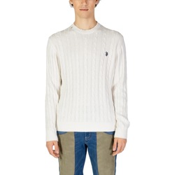 Textil Homem camisolas U.S Polo Assn. US40 173005 Branco