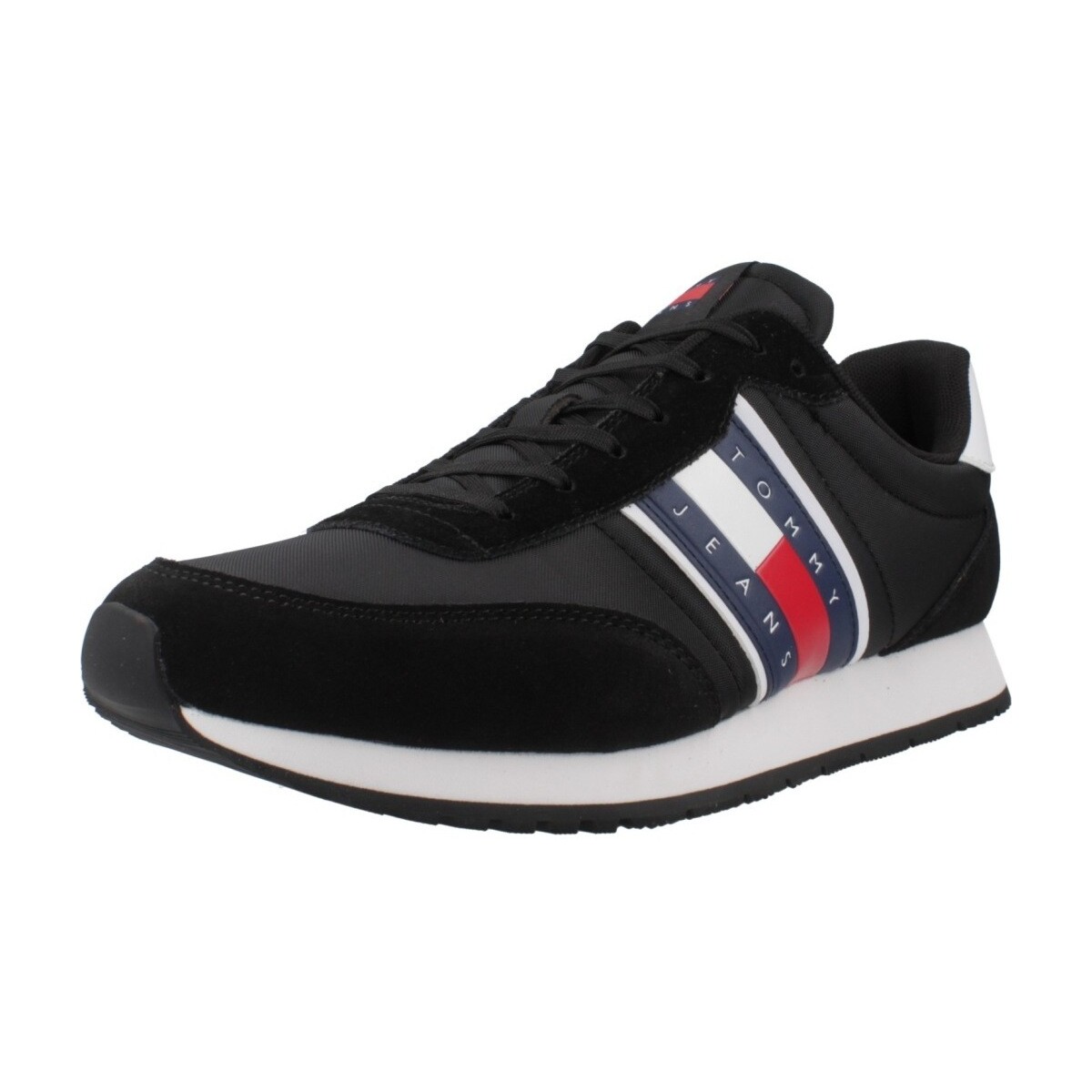 Sapatos Homem Sapatilhas Tommy Jeans TJM RUNNER CASUAL Preto