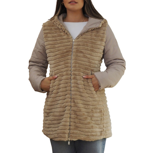 Textil Mulher Jaquetas Ciesse Piumini 243CPWJ12526 Bege