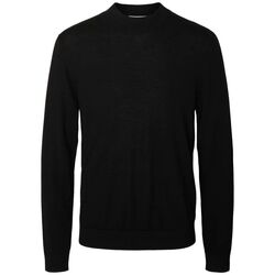 Textil Homem camisolas Selected 16096253 TRAY-BLACK Preto
