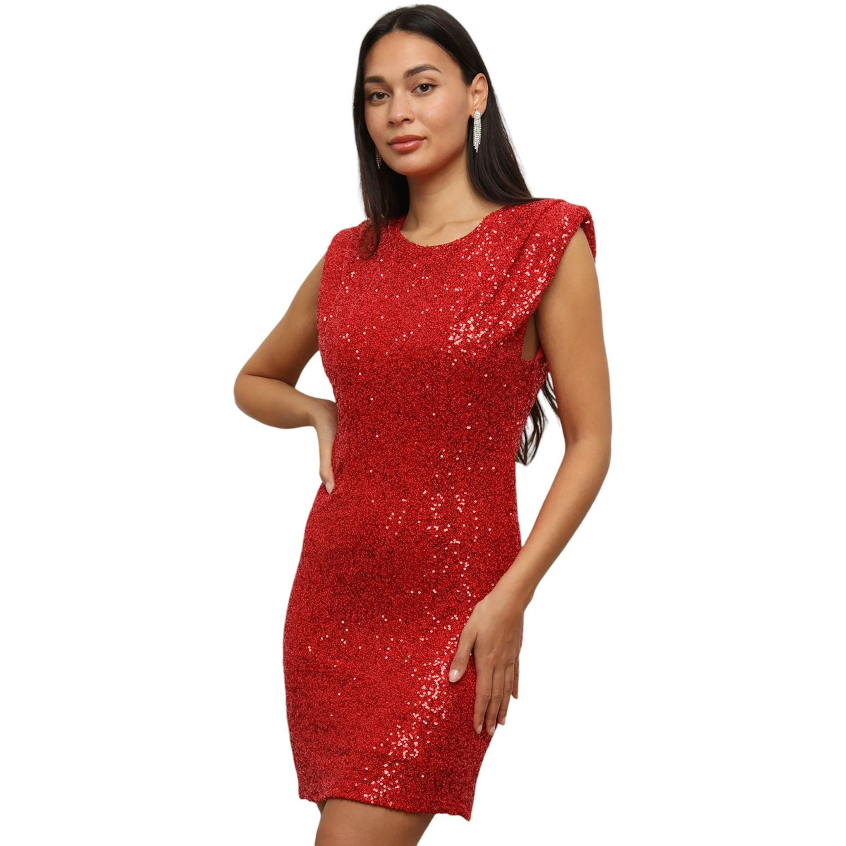 Textil Mulher Vestidos La Modeuse 73259_P172760 Vermelho