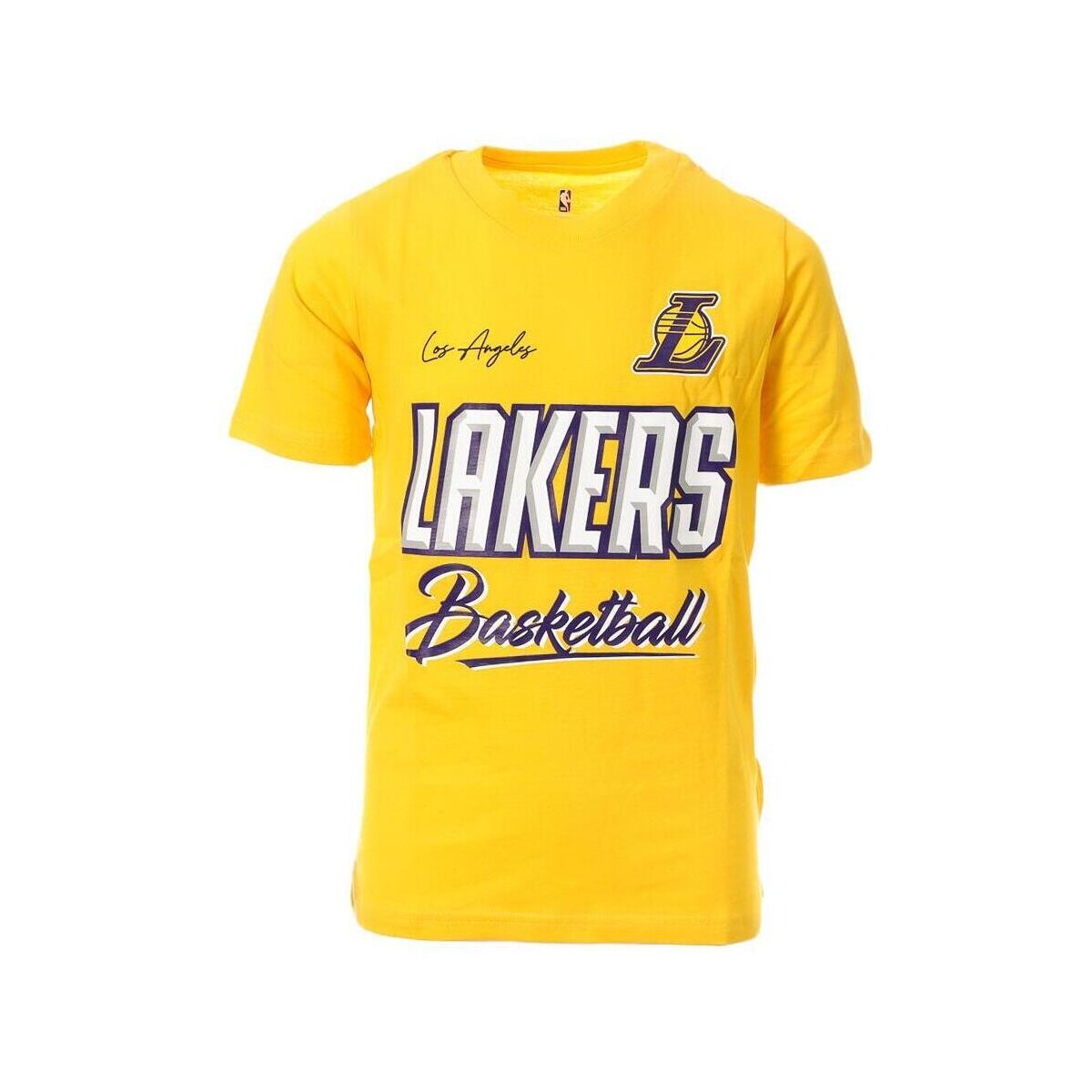 Textil Rapaz T-shirts e Pólos Nba  Amarelo