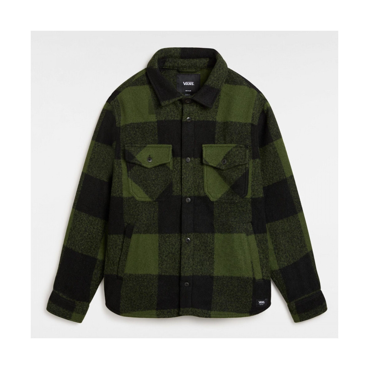 Textil Homem Camisas mangas comprida Vans Denby fuzzy shacketen Preto
