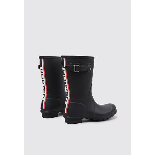 Hunter ORIGINAL SHORT TRI COLOUR LOGO BACKSTRAP Preto