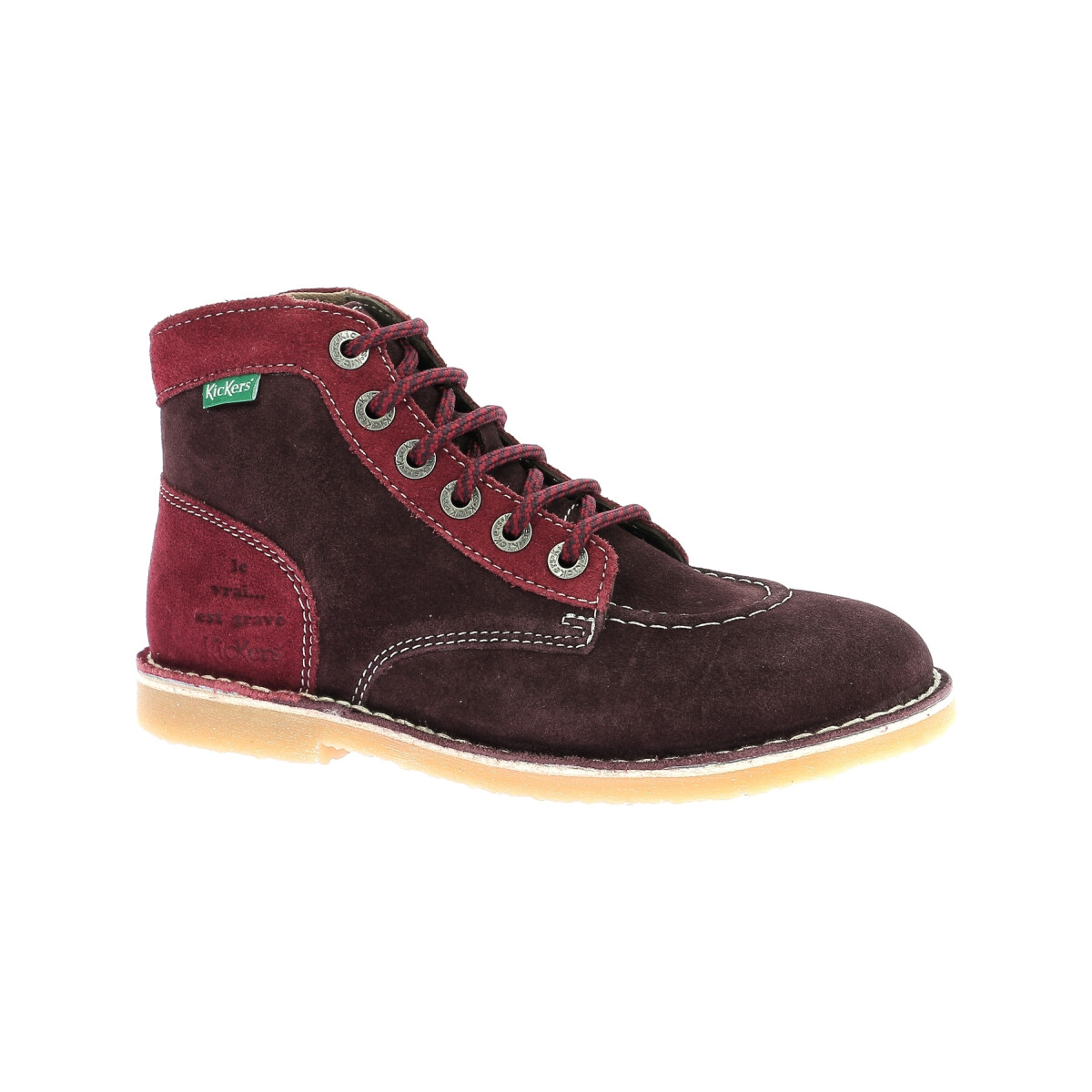 Sapatos Mulher Botas baixas Kickers Kicklegend Vermelho