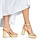 Sapatos Mulher Sandálias Exé Shoes 619-ANCONA-RAFFIA-BEIGE-GOLD Bege