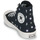 Sapatos Mulher Sapatilhas de cano-alto Converse CHUCK TAYLOR ALL STAR EMBROIDERED FLOWERS Preto