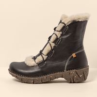 Sapatos Mulher Botas baixas El Naturalista 254141101005 Preto