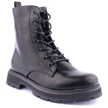 Sapatos Rapariga Botins Crecendo K Ankle boots Military Preto