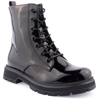 Sapatos Rapariga Botins Crecendo K Ankle boots Military Preto