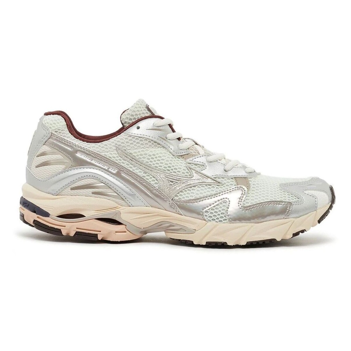 Sapatos Homem Sapatilhas Mizuno D1GA243103 - WAVE RIDER 10-SNOW WHI/SILVER CLOUD/CHICORY Branco