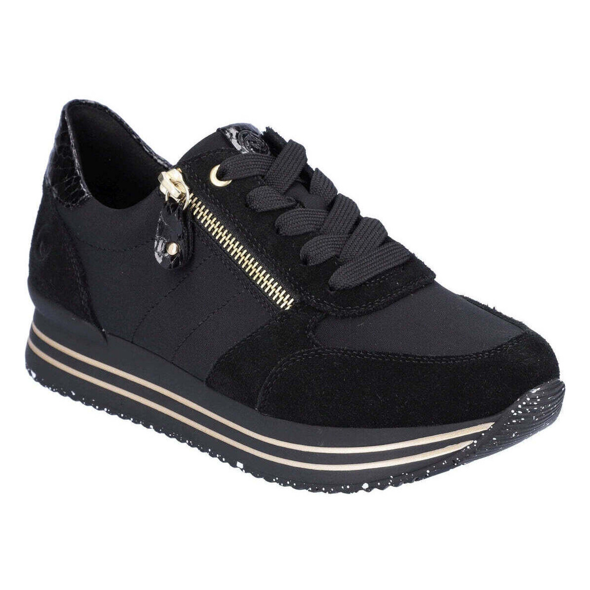 Sapatos Mulher Sapatilhas Remonte  Preto