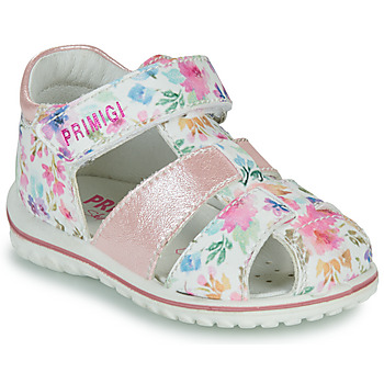Sapatos Rapariga Sandálias Primigi BABY SWEET Branco / Rosa