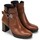 Sapatos Mulher Escarpim Dorking Lexi D8357 Couro Castanho