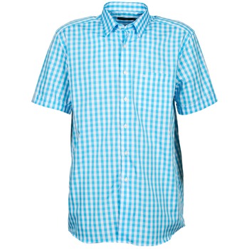 Textil Homem Camisas mangas curtas Pierre Cardin 539236202-140 Azul