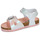Sapatos Rapariga Sandálias Pablosky BIO Branco / Íris
