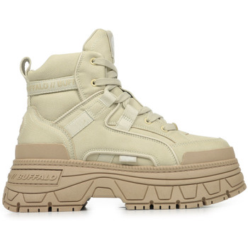 Sapatos Mulher Botas baixas Buffalo Fusion Hyb Mid Bege