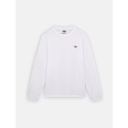 Textil Homem T-shirts e Pólos Dickies LS MAPLETON TEE - DK0A4Y4R-WHX1 WHITE Branco