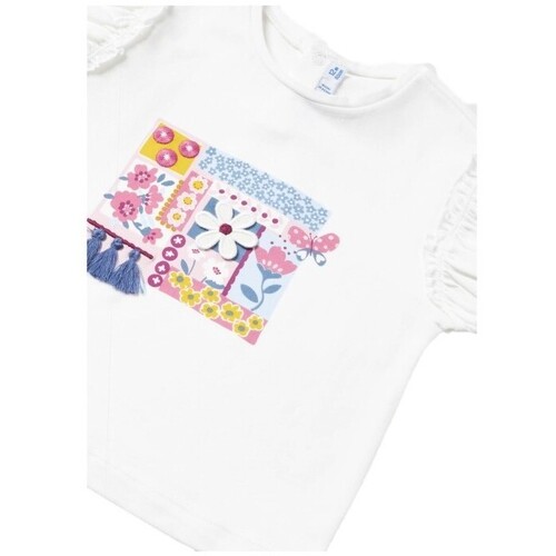 Mayoral 1010 Camiseta m/c Blanco Branco