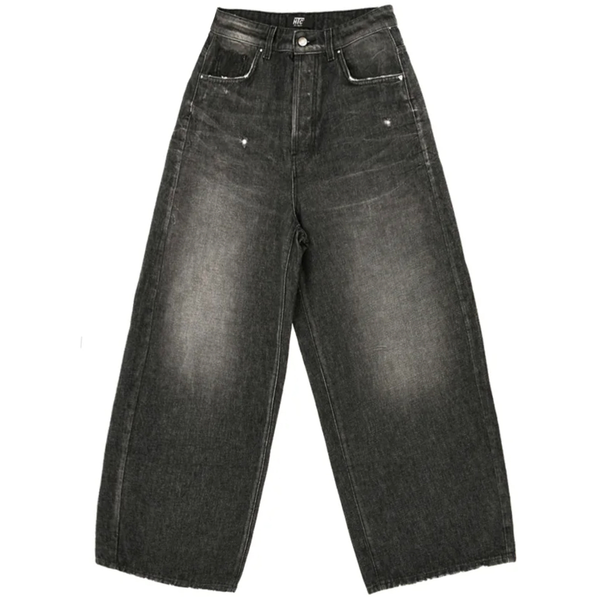 Textil Mulher Calças de ganga Htc BAGGY PANTS Cinza