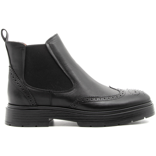 Sapatos Mulher Botas Jkl Milano 0419 8307 CHELSEA VITELLO Preto