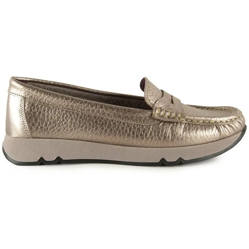 Sapatos Mulher Mocassins Pie De Angel |Mocassins de couro metálico|Mulher Outros