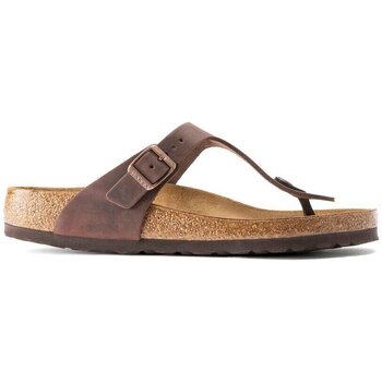 Sapatos Mulher Sandálias BIRKENSTOCK Gizeh BS Castanho