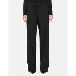 Textil Mulher Calças Dondup DP704 WS0105D MARISOL-999 Preto