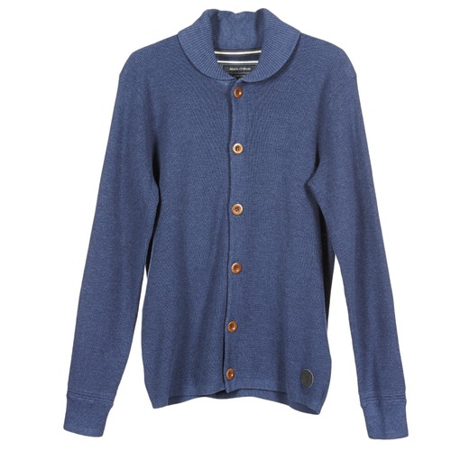Textil Homem brunello cucinelli stripe knit trim negro Polo shirt item Marc O'Polo ROQUE Azul