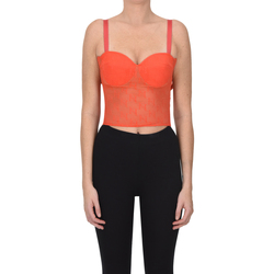 Textil Mulher Tops sem mangas Elisabetta Franchi TPT00005013AE Laranja