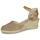 Sapatos Mulher Alpargatas Casual Attitude ONELLA Castanho / Ouro