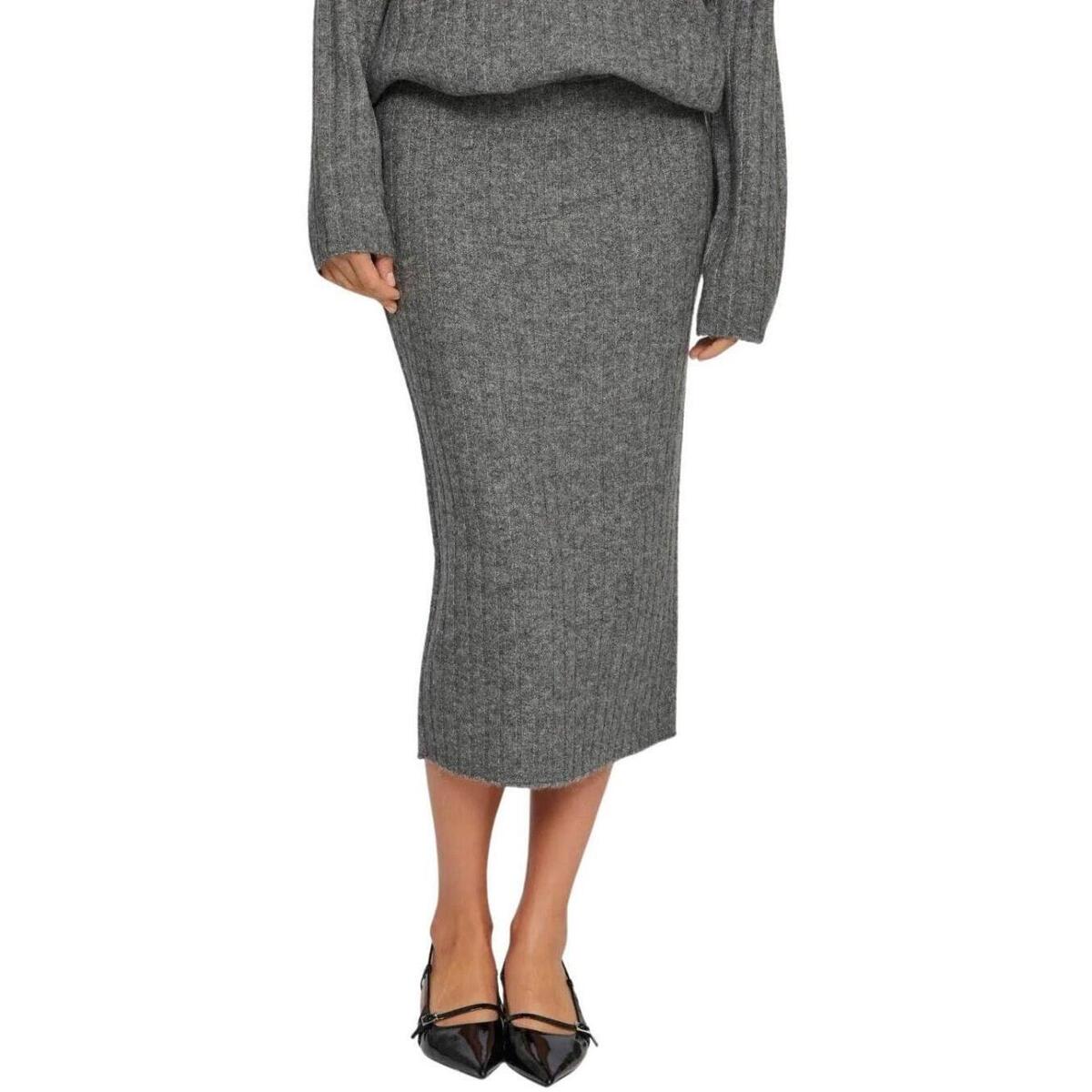 Textil Mulher Saias Vila  Cinza