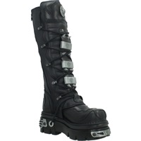Sapatos Mulher Botas New Rock BOOT METALLIC M161 S1 Preto