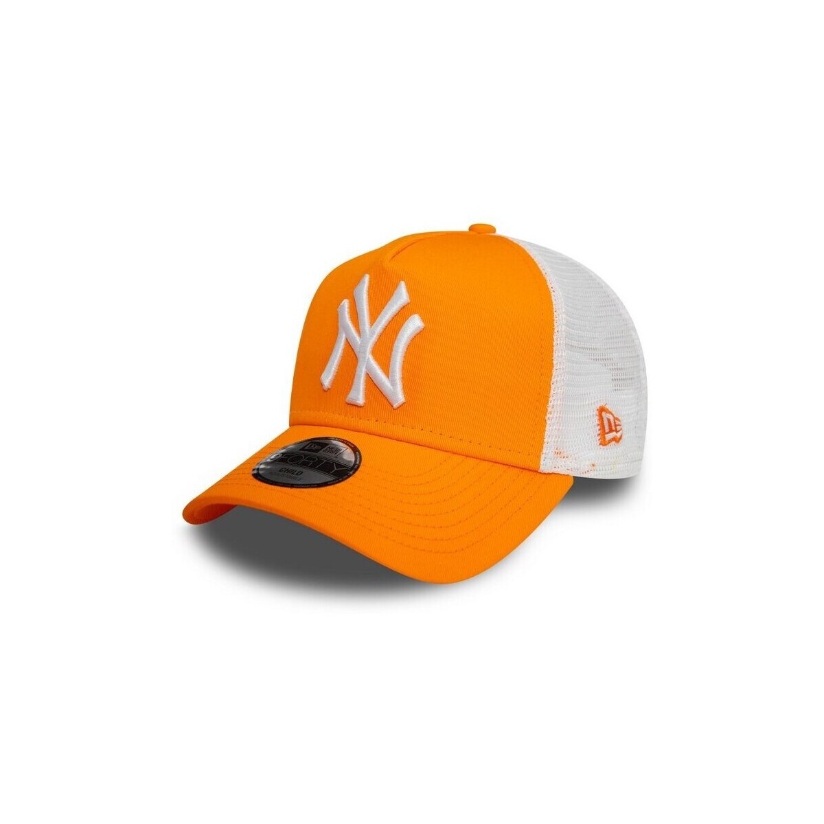 Acessórios Criança Boné New-Era League Essential Trucker Branco, Cor de laranja