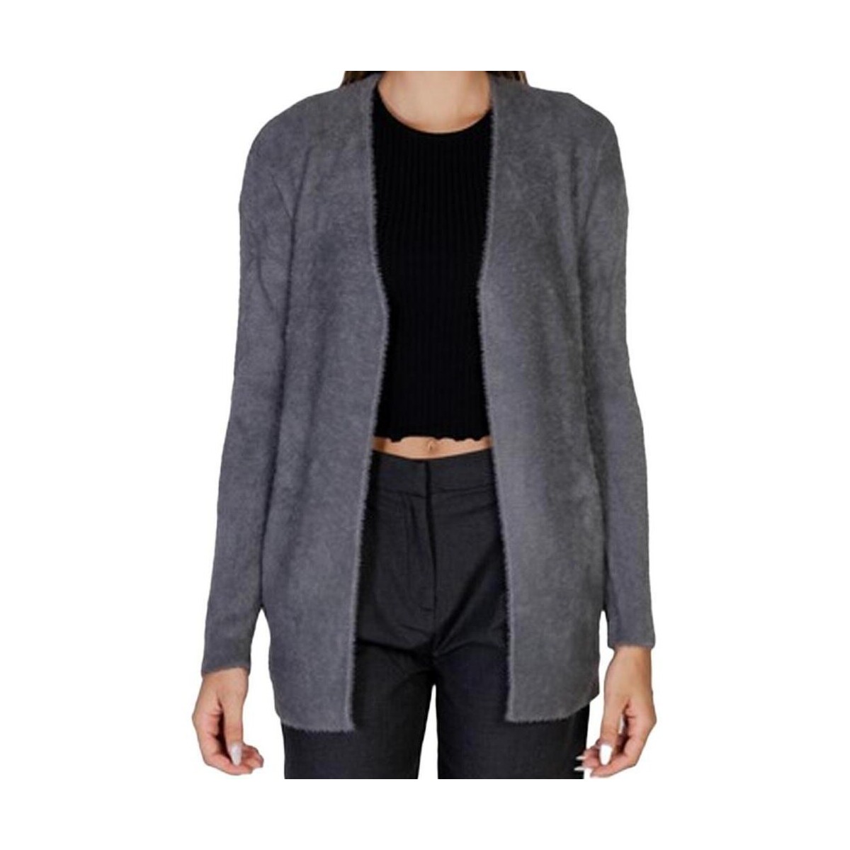 Textil Mulher Casacos de malha Morgan  Cinza