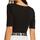 Textil Mulher T-shirts e Pólos Morgan  Preto