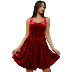 Textil Mulher Vestidos La Modeuse 73519_P173491 Vermelho