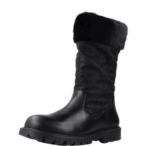 Sapatos Rapariga Botas Geox J SHAYLAX GIRL B ABX Preto