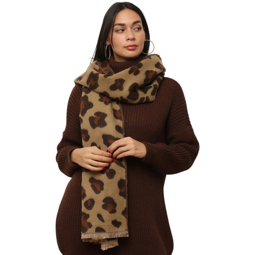 Acessórios Mulher Cachecol La Modeuse 73434_P173206 Bege