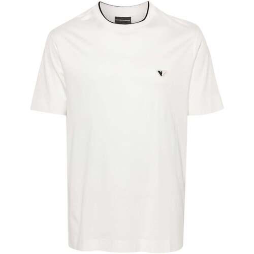 Textil Homem T-shirts e Pólos Emporio Armani 6D1T991JOSZ0101-1-1 Branco