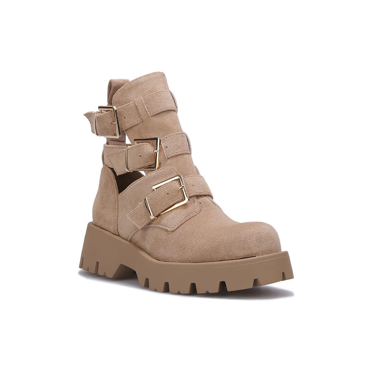 Sapatos Mulher Botins La Modeuse 73470_P173269 Bege