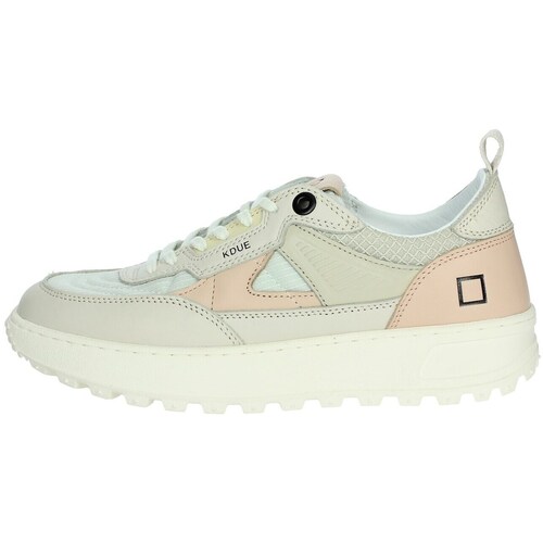 Sapatos Mulher Sapatilhas de cano-alto Date W401-K2-HD-PK Bege