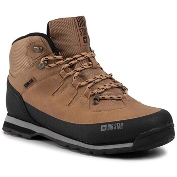Sapatos Homem Sapatilhas de cano-alto Big Star Fly Castanho